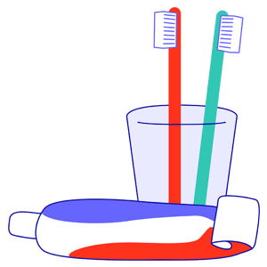 dentifrice et brosses à dents