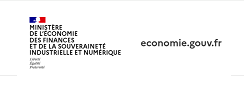 logos du ministère de l'économie et des finances